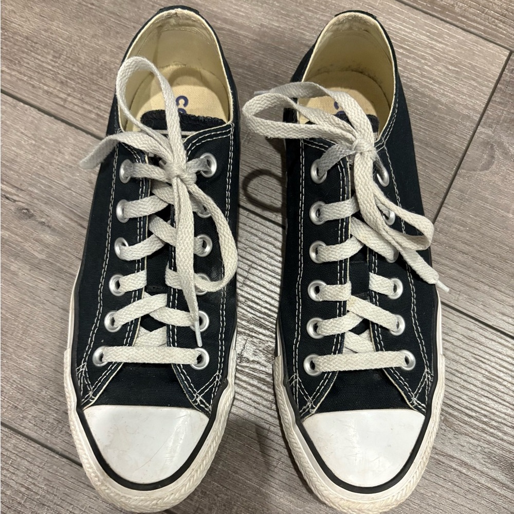 Converse Black and White Canvas Sneakers